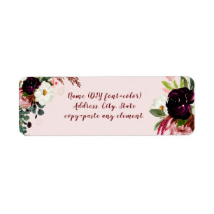 PixDezines Aquarelle Fleurs Bourgogne