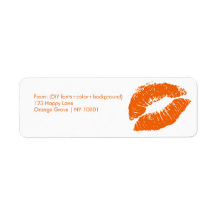 PixDezines baiser/lèvres/orange