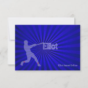 PixDezines Baseball Merci cartes, plat