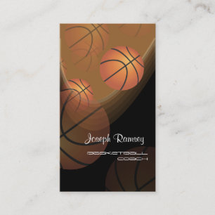 PixDezines Basketball Coach/DIY background colour Business Card