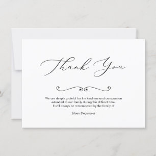 PixDezines Bereavement Thank You, after funeral Invitation