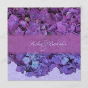 PixDezines Blue Hydrangea Invitation