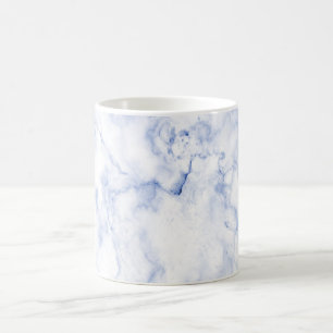 PixDezines BLUE n WHITE MARBLE Coffee Mug