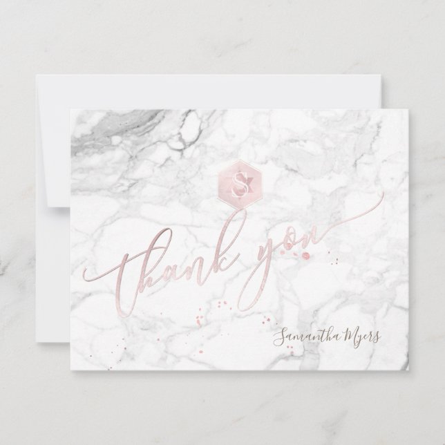 PixDezines Blush Honeycomb Mitzvah Thank You Card✡ RSVP Card (Front)
