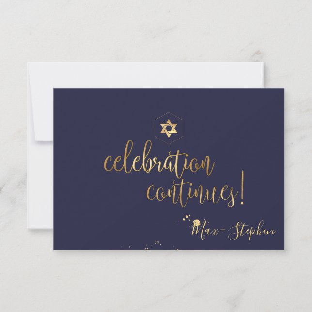 PixDezines B'nai Mitzvah Celebration Cards ✡ (Front)