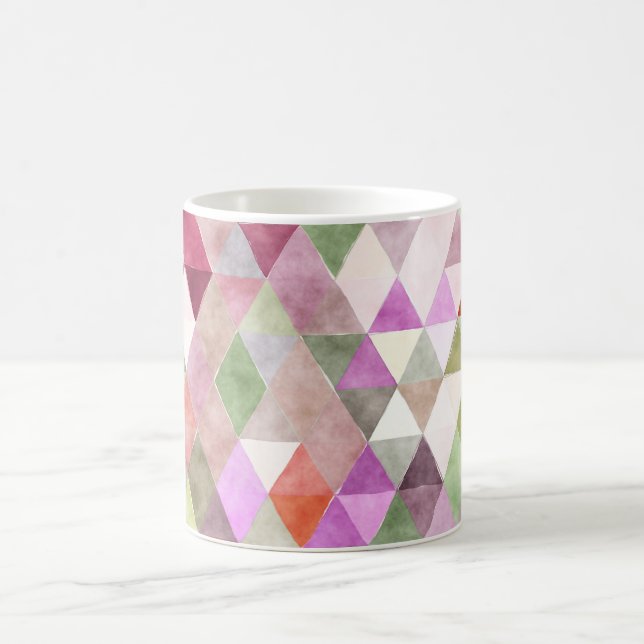 PixDezines Boho Geometric/adjustable triangles Coffee Mug (Center)