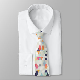 PixDezines Boho Geometric/adjustable triangles Tie