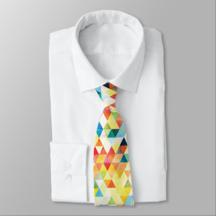 PixDezines Boho Geometric/adjustable triangles Tie
