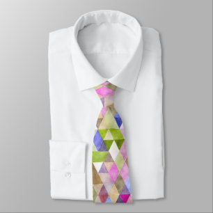 PixDezines Boho Geometric/adjustable triangles Tie