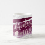 PixDezines Bridesmaid|Marble Blush Pink Script Coffee Mug<br><div class="desc">PixDezines Bridesmaid,  faux foil in blush pink modern script with marble background,  see filters to change image's tone.  

Copyright © 2008-2019 PixDezines™. All rights reserved.</div>