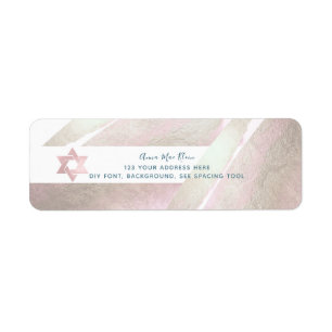 PixDezines Brosse Platine+Blush Pink Mitzvah