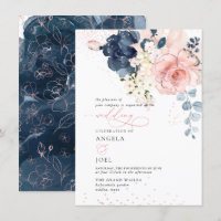 PixDezines Brunch Bubbly Navy Blush H2 flowers Inv