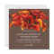 PixDezines BURNT ORANGE CALLA LILY INVITATIONS