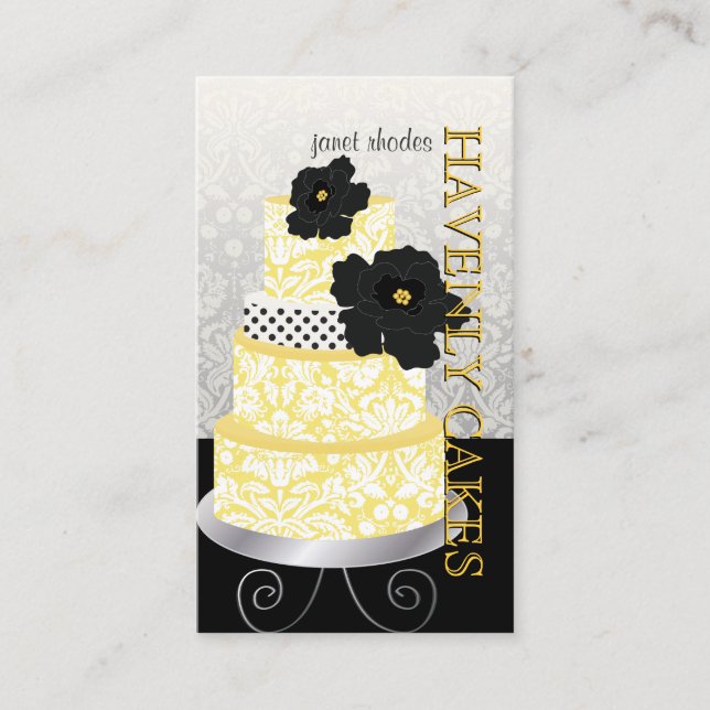 PixDezines Cake/Bakery/pâtisserie Business Card (Front)