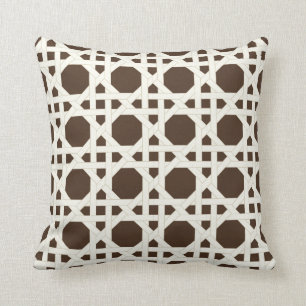 PixDezines cane trellis/diy background colours Throw Pillow