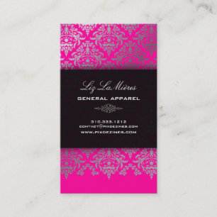 PixDezines Céline Damask Business Card