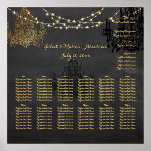 PixDezines chalkboard/chadeliers/seating chart