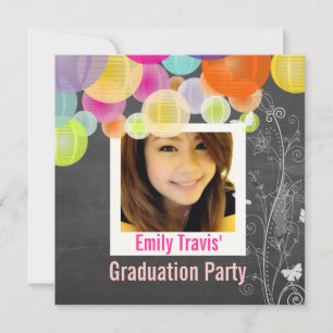 PixDezines chalkboard, fiesta for outdoor party Invitation