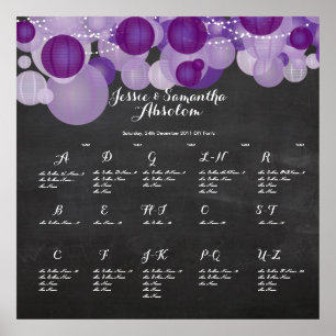 PixDezines chalkboard+lanterns/seating chart