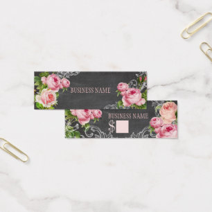 PixDezines chalkboard+vintage roses/price tags