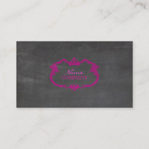 PixDezines chalkboard+whimsy frame Business Card