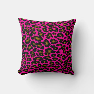 PixDezines cheetah diy background colours Throw Pillow