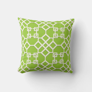 PixDezines chinois trellis/diy background colours Throw Pillow