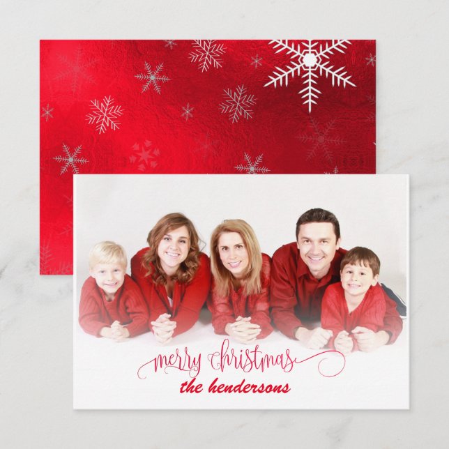 PixDezines Christmas Holiday Photo Invitation (Front/Back)