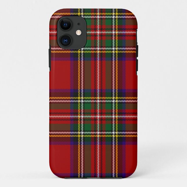 PixDezines clan stewart tartan Case-Mate iPhone Case (Back)