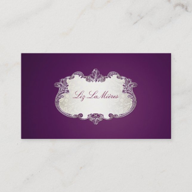 PixDezines classy labels Business Card (Front)