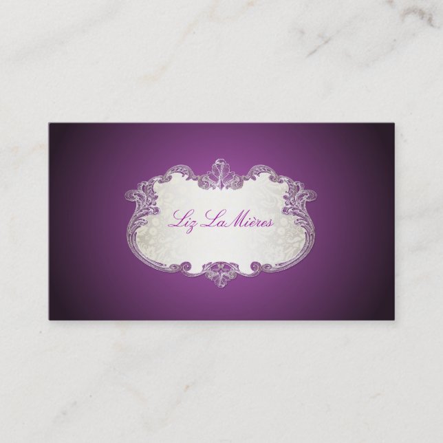 PixDezines classy labels Business Card (Front)