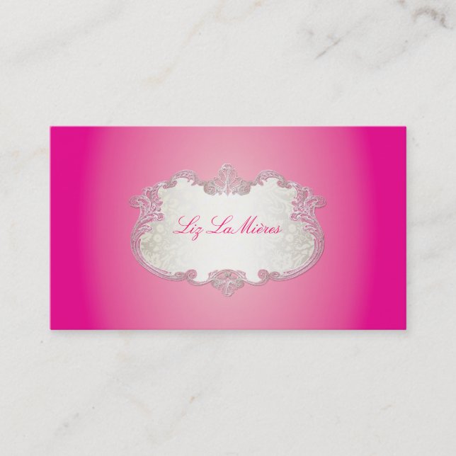 PixDezines classy labels Business Card (Front)