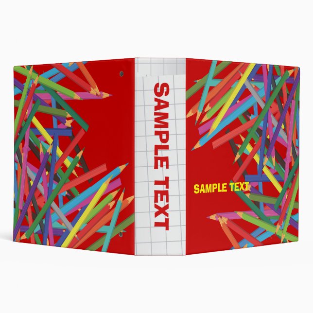 PixDezines Colour Pencils Binder (Background)