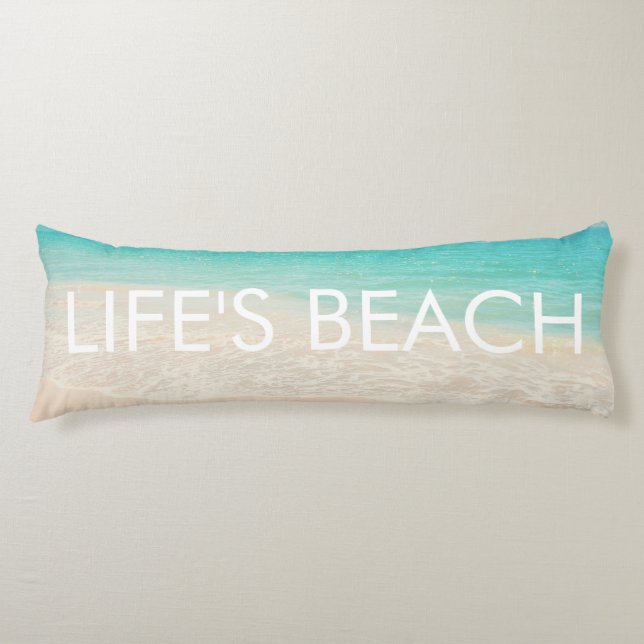 PixDezines coussin du corps de plage (Devant)