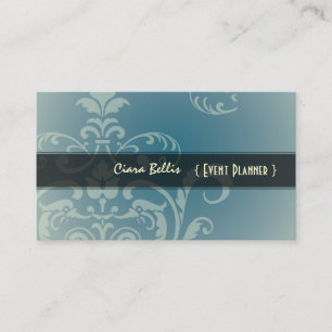 PixDezines Crest Damask Business Card