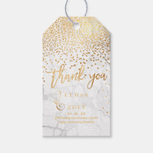 PixDezines Dazzled Faux Gold/Marble Gift Tags