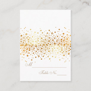 PixDezines Dazzled Faux Gold/Place/Escort Cards