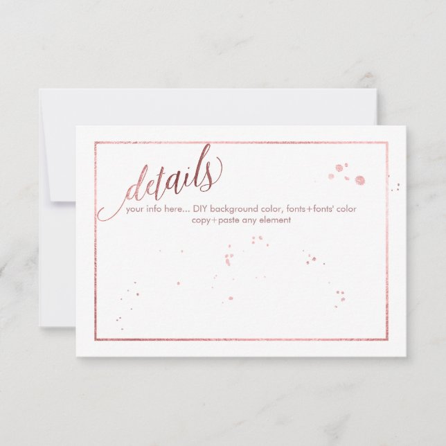 PixDezines Dazzled/Faux Rose Gold Details (Front)