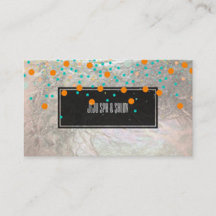 PixDezines dazzled/faux silver Business Card