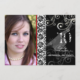 PixDezines Desiree Damask, Invitations de diplômes