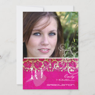 PixDezines Desiree Damask/Vintage/Swirls Invitation