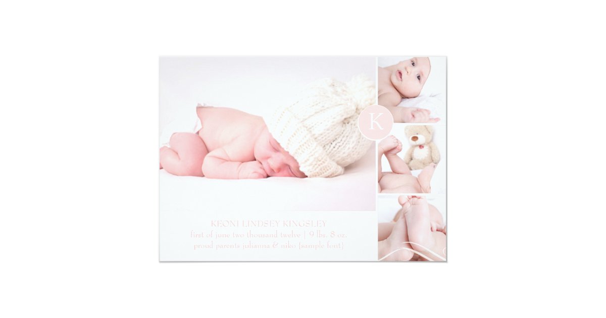 diy birth announcement