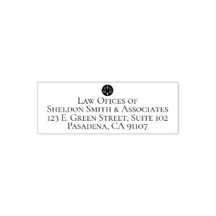 PixDezines DIY Attorney Office+Scale Self-inking Stamp