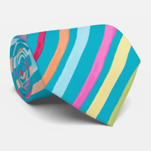 PixDezines diy background colour/adjustable stripe Tie
