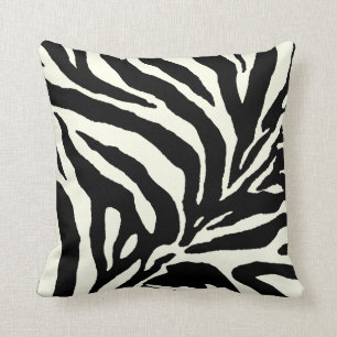 PixDezines diy background colours/zebra Throw Pillow