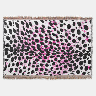PixDezines DIY colour/cheetah print Throw Blanket
