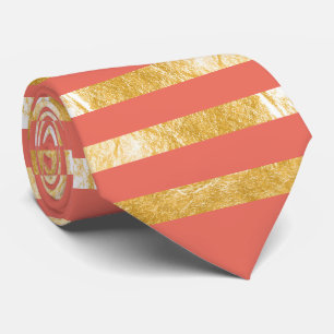 PixDezines diy colour/faux gold/orange Tie