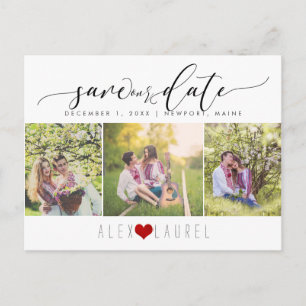 PixDezines DIY colour/Save our Date/Calligraphy Postcard