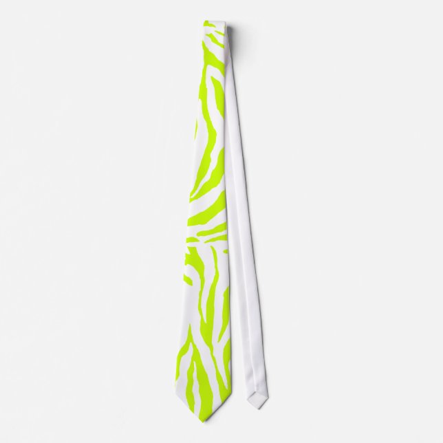 PixDezines DIY colour zebra print Tie (Front)