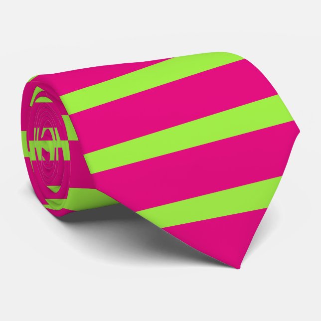 PixDezines diy colours/adjustable stripes Tie (Rolled)
